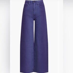 Hudson Jeans James High Waist
Raw Hem Wide Leg in Deep Wisteria Ombré size 26